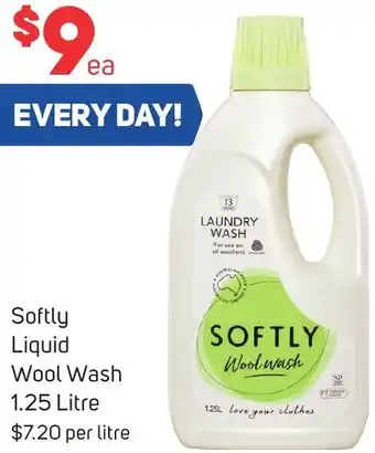 Foodland Softly Liquid Wool Wash 1.25 Litre offer