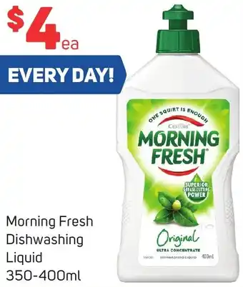 Foodland Morning Fresh Dishwashing Liquid 350-400ml offer