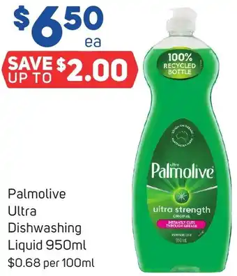 Foodland Palmolive Ultra Dishwashing Liquid 950ml offer
