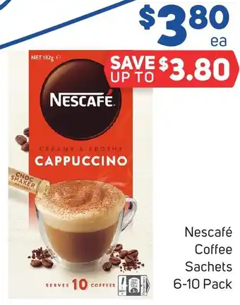 Foodland Nescafé Coffee Sachets 6-10 Pack offer