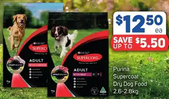Purina Supercoat Dry Dog Food 2.6-2.8kg