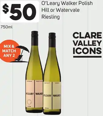 Foodland O'Leary Walker Polish Hill or Watervale Riesling offer