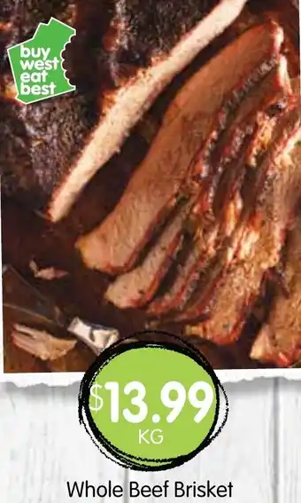Spudshed Whole Beef Brisket offer