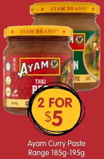 Spudshed Ayam Curry Paste Range 185g-195g offer