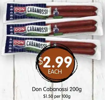 Spudshed Don Cabanossi 200g offer