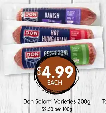 Don Salami Varieties 200g
