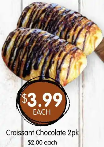 Spudshed Croissant Chocolate 2pk offer