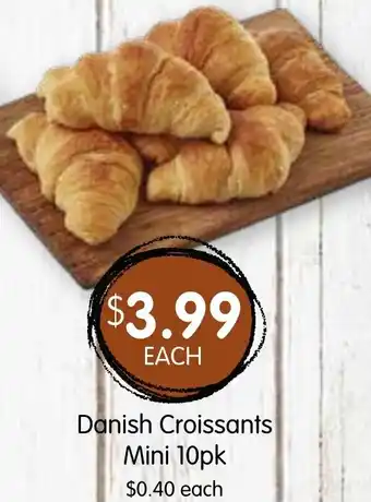 Spudshed Danish Croissants Mini 10pk offer