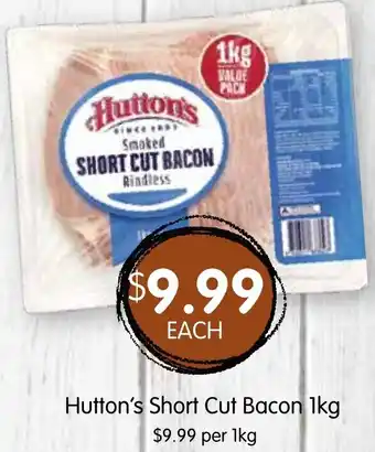Spudshed Hutton's Short Cut Bacon 1kg offer