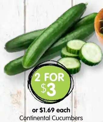 Spudshed Continental Cucumbers offer
