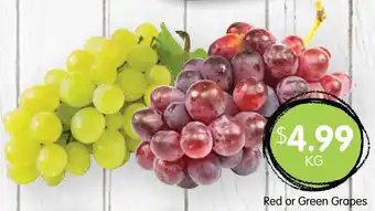 Spudshed Red or Green Grapes offer