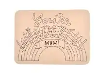 Kaisercraft Mother’s Day Wooden Placemat - Wonderful Mum
