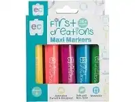 Baby Bunting First Creations Maxi Markers Box Of 5 offer