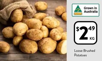 Foodworks Loose Brushed Potatoes offer