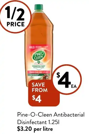 Foodworks Pine-O-Cleen Antibacterial Disinfectant 1.25l offer
