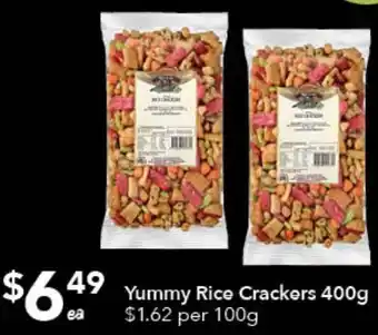 Ritchies Yummy Rice Crackers 400g offer