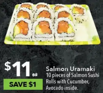 Ritchies Salmon Uramaki offer