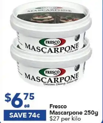 Ritchies Fresco Mascarpone 250g offer