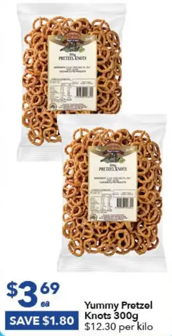 Ritchies Yummy Pretzel Knots 300g offer