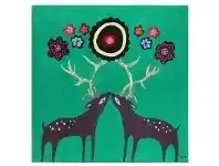 Safari Canvas Wall Plaque - Deer