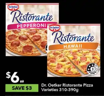 Ritchies Dr. Oetker Ristorante Pizza Varieties 310-390g offer