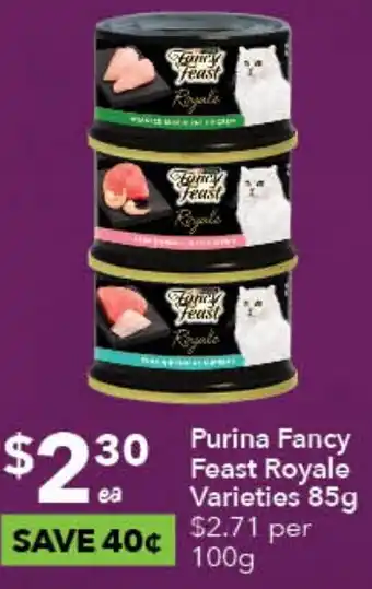 Ritchies Purina Fancy Feast Royale Varieties 85g offer