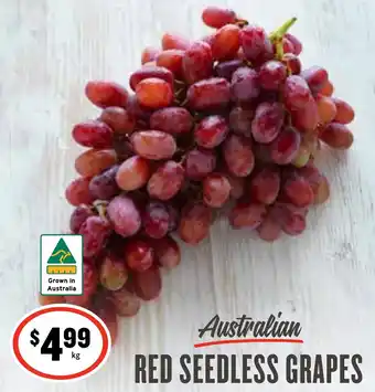 Ritchies RED SEEDLESS GRAPES offer