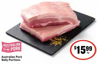Australian Pork Belly Portions