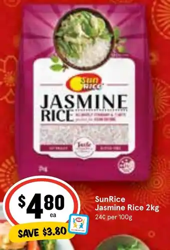Ritchies SunRice Jasmine Rice 2kg offer