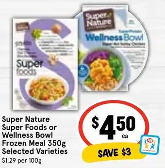 Ritchies Super Nature Super Foods or Wellness Bowl Frozen Meal 350g Selected Varieties offer