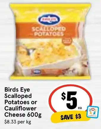 Ritchies Birds Eye Scalloped Potatoes or Cauliflower Cheese 600g offer