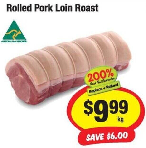Rolled Pork Loin Roast offer at
