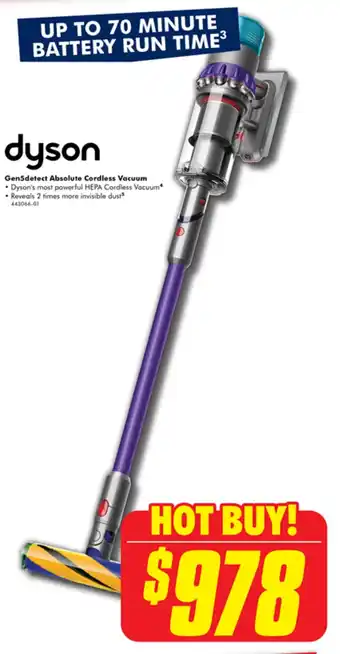 The Good Guys dyson Gen5detect Absolute Cordless Vacuum offer