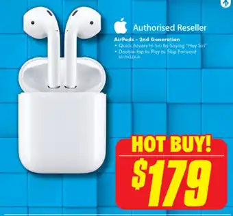 The Good Guys AirPods - 2nd Generation offer