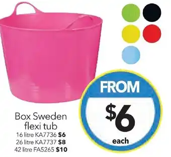 Box Sweden flexi tub 42 litre