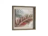 LivingStyles Red Palm Leaves I Framed Wall Art, 55cm offer