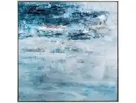 LivingStyles Atlantic Sea Storm Framed Giclee Canvas Wall Art Print, 100cm offer