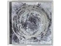 Storm II Mirror Framed Wall Art Print, 70cm