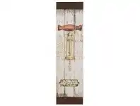 LivingStyles British Red Wooden Wall Plaque - Vintage Cork Screw offer