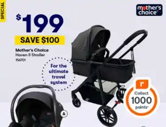 BIG W Mother's Choice Haven II Stroller offer