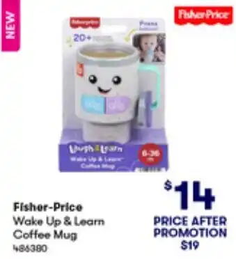 BIG W Fisher-Price Wake Up & Learn Coffee Mug offer