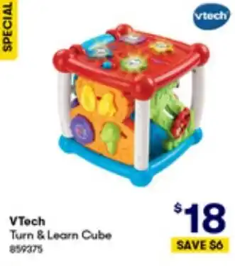 BIG W VTech Turn & Learn Cube offer