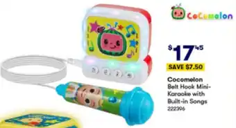 BIG W Cocomelon Belt Hook Mini-Karaoke with Built-in Songs offer