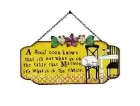 Leigh Tin Wall Plaque with Chain - Good Cook