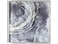 LivingStyles Storm I Mirror Framed Wall Art Print, 70cm offer