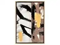 LivingStyles "Into The Wild" Framed Hand Painted Abstract Canvas Wall Art, 95cm offer