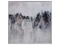 LivingStyles "Stroma Crystal" Framed Textured Abstract Canvas Wall Art, 100cm offer
