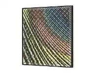LivingStyles Magivision Framed 3D Wall Art, Peacock Plume, 80cm offer