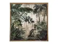 LivingStyles Lost Juggle Jute Wall Art Print, Money Lizard, 60cm offer