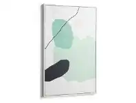LivingStyles Bodney Framed Abstract Canvas Wall Art Print, 90cm offer